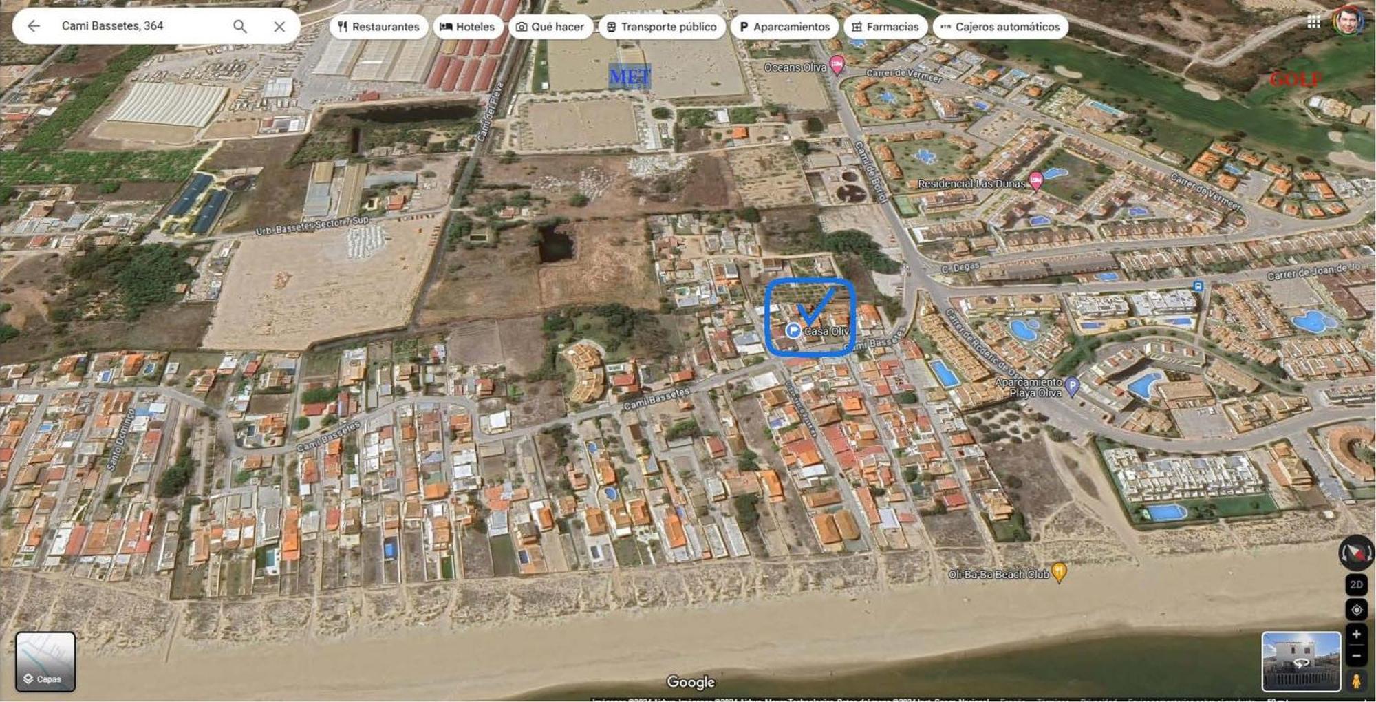 Casa De Playa En Oliva Al Lado Del Met Y Campo De Golf 빌라 외부 사진